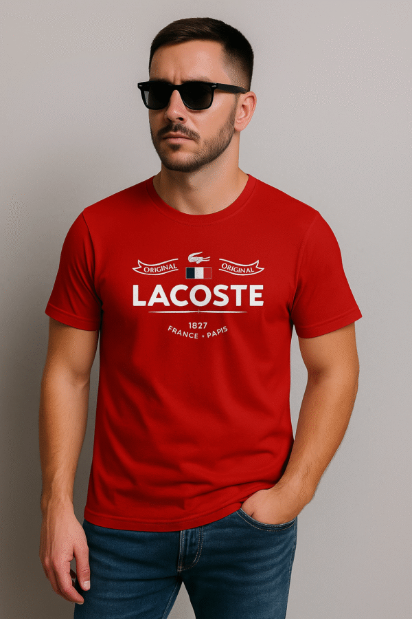 ⁦T-Shirt Lacoste (Trend)⁩ - الصورة ⁦3⁩